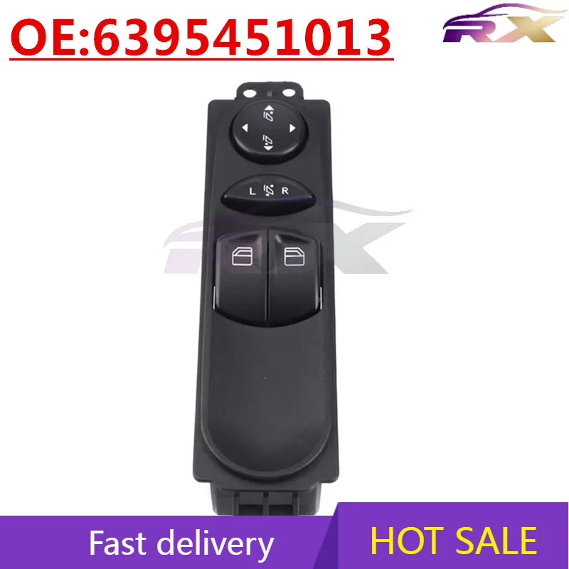 

OEM:6395451013 Suitable For 2003-2013 Mercedes-Benz Viano Glass Lifter Switch Powered Windows Button Switch