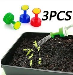 Bottle Cap Sprinkler Pot Watering Bottle Nozzle Head Plastic Watering Can Mist Sprayer Nozzle Irrigation Shower Head 3pcs/lot