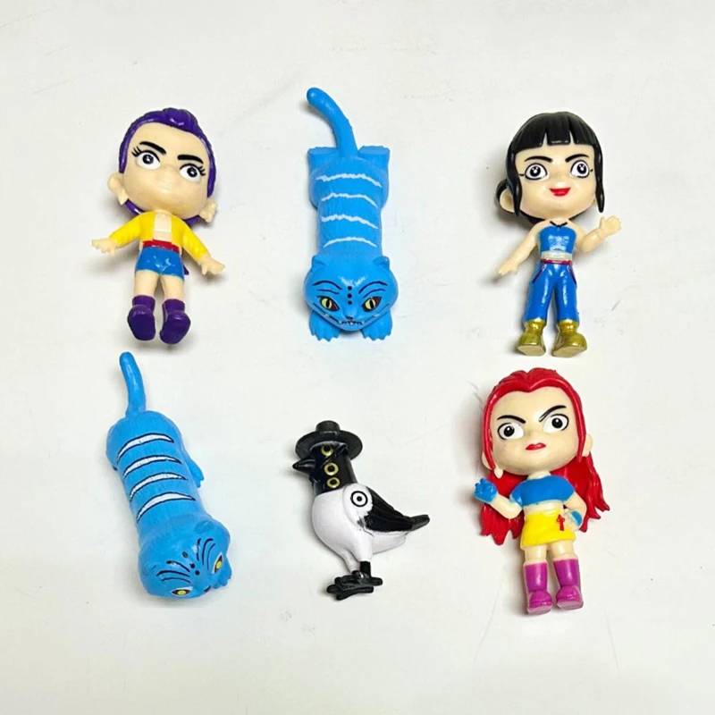 جديد شيطان الصيادين أنيمي الشكل اللعب لطيف البلاستيكية عمل الشكل Derpys النمر رومي ميرا زوي كس تمثال دمية المشجعين هدية