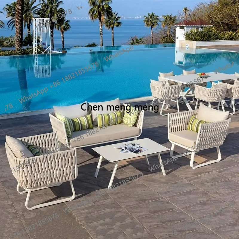Outdoor Woven Sofa Set Corner  - Outdoor Furniture Restoration recension och pris