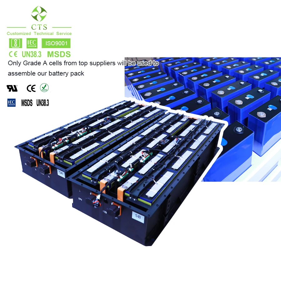 CTS OEM 96V 200Ah Marine Lithium Battery Pack LiFePO4 for Electric Boat Yacht Catamaran view 2