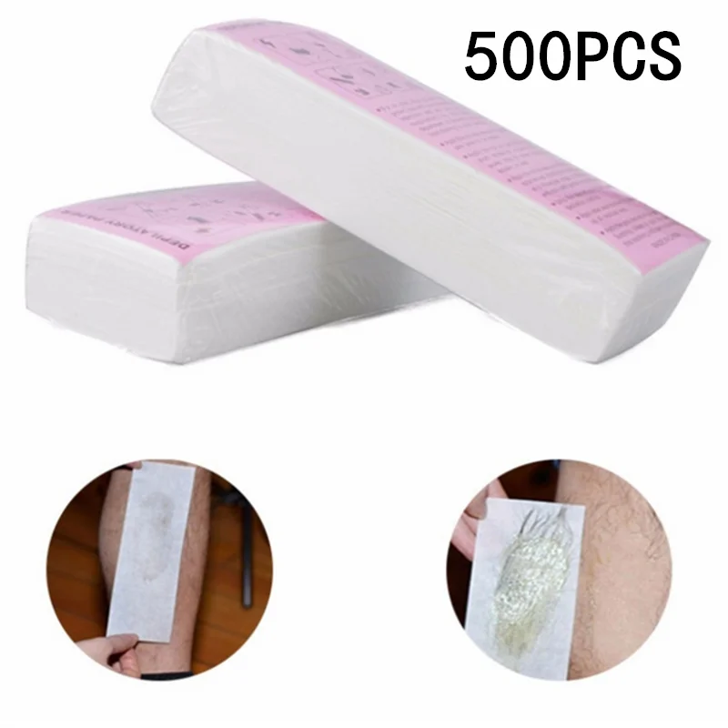 

100/200/500pcs Nonwoven Hair Removal Wax Paper For Women Men Body Leg Arm Hair Removal Epilator Wax Strip Paper High Quality