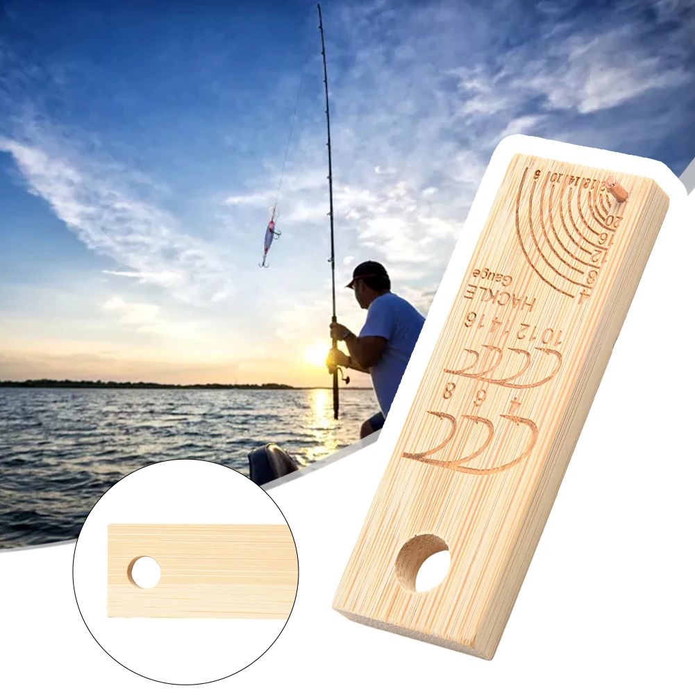 

Fly Tying Hook and Hackle Gauge Measuring Tool Fits Most Vise Stems Rotates Freely for Easy Measurement of Hook and Hackle Sizes