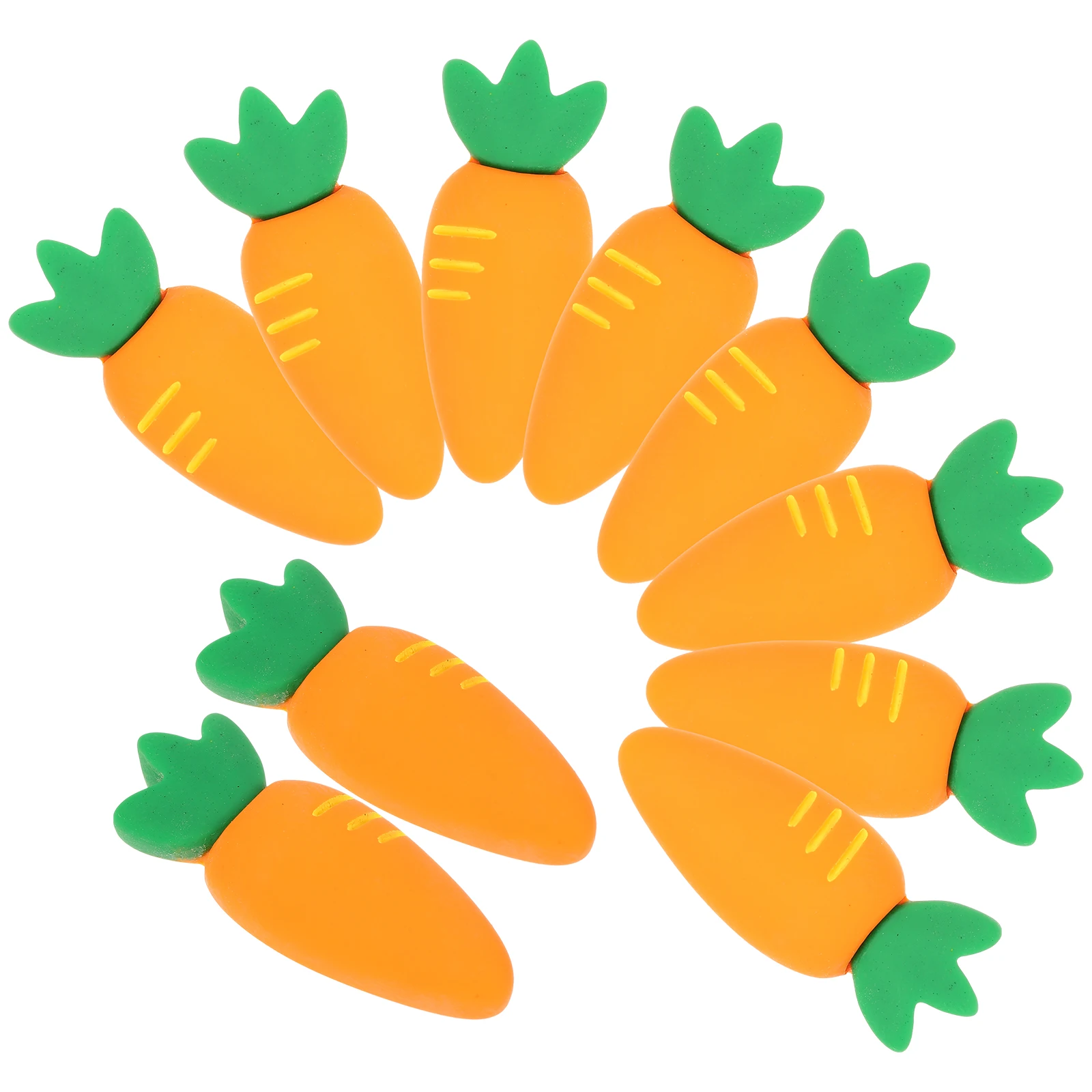 

50pcs Carrot Shaped Resin Charms Phone Case Decor Hair Accessories Jewelry Crafts Kits Mobile nament Gift for