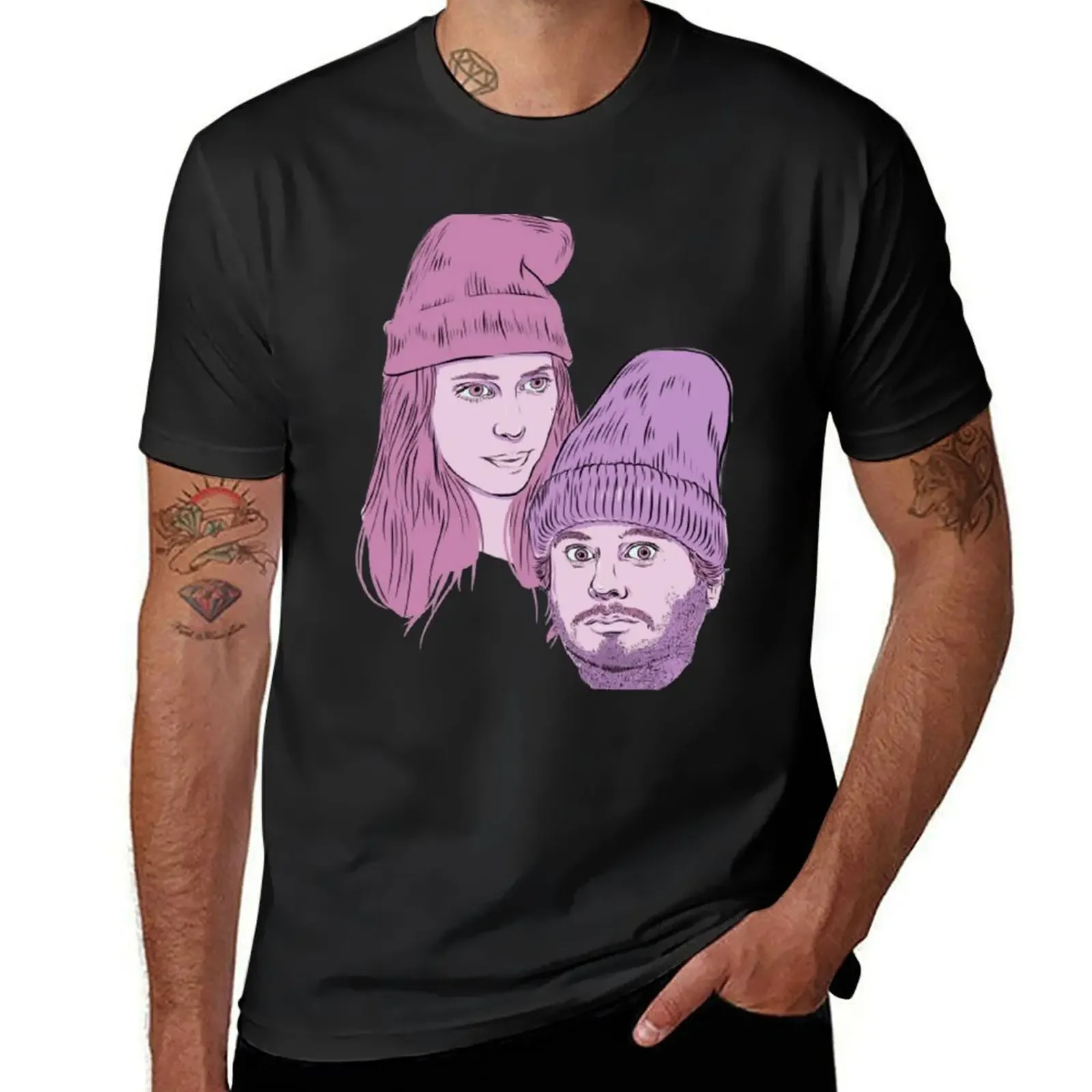 h3h3 Merch Hila _amp_ Ethan T-Shirt man t shirt baggy shirts anime stuff new edition mens funny t shirts