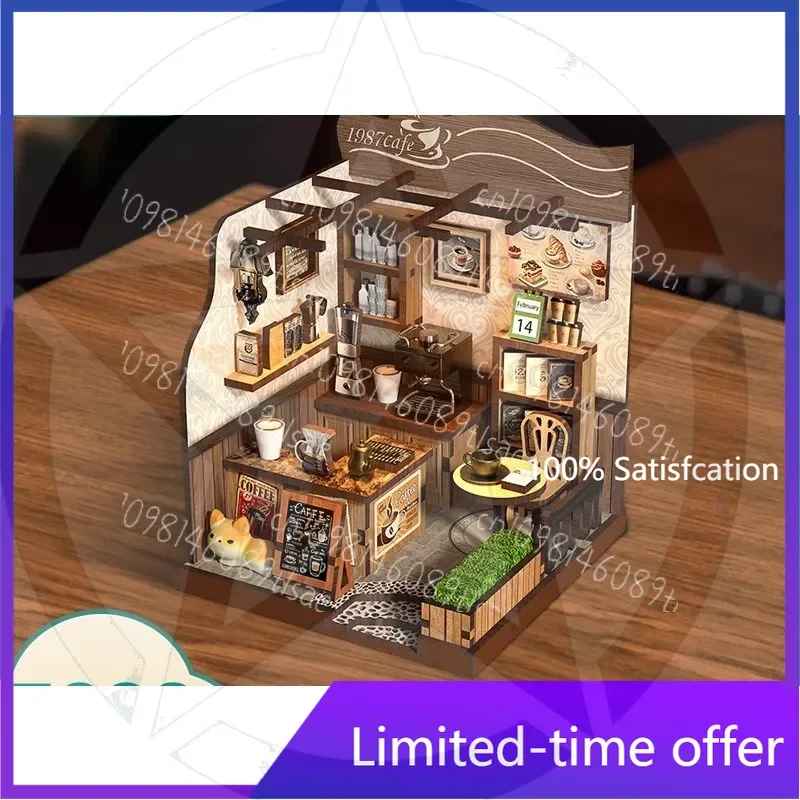 DIY маленький дом ручной работы сборка чердак вилла 3D стереоскопическая головоломка игрушка мини модель орнамент