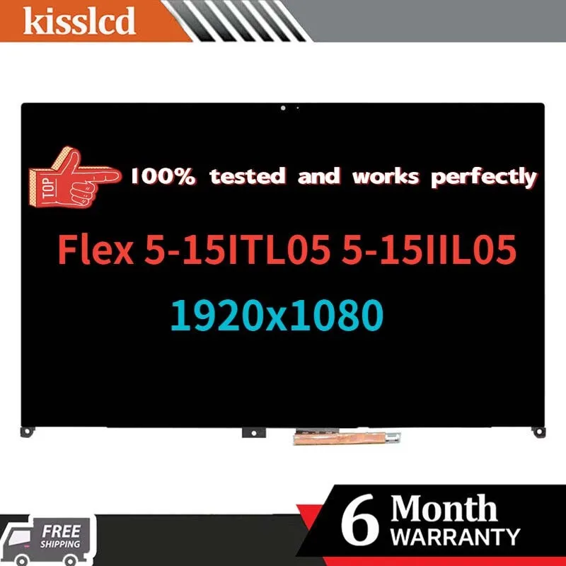 New for Lenovo IdeaPad Flex 5-15ALC05 5-15IIL05 5-15ITL05 Lcd Touch Screen assembly 15.6