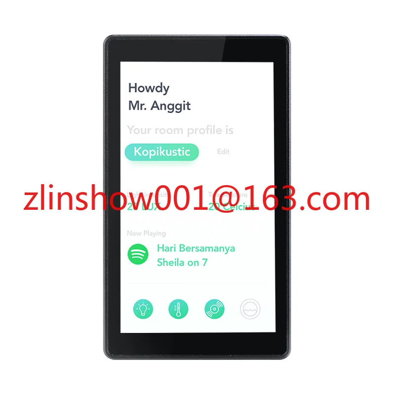 2025 YC-SM55P Smart Home Control4 Tuya Loxone Tablet 5.5 بوصة Relay Wall Mount Android Tablet Poe