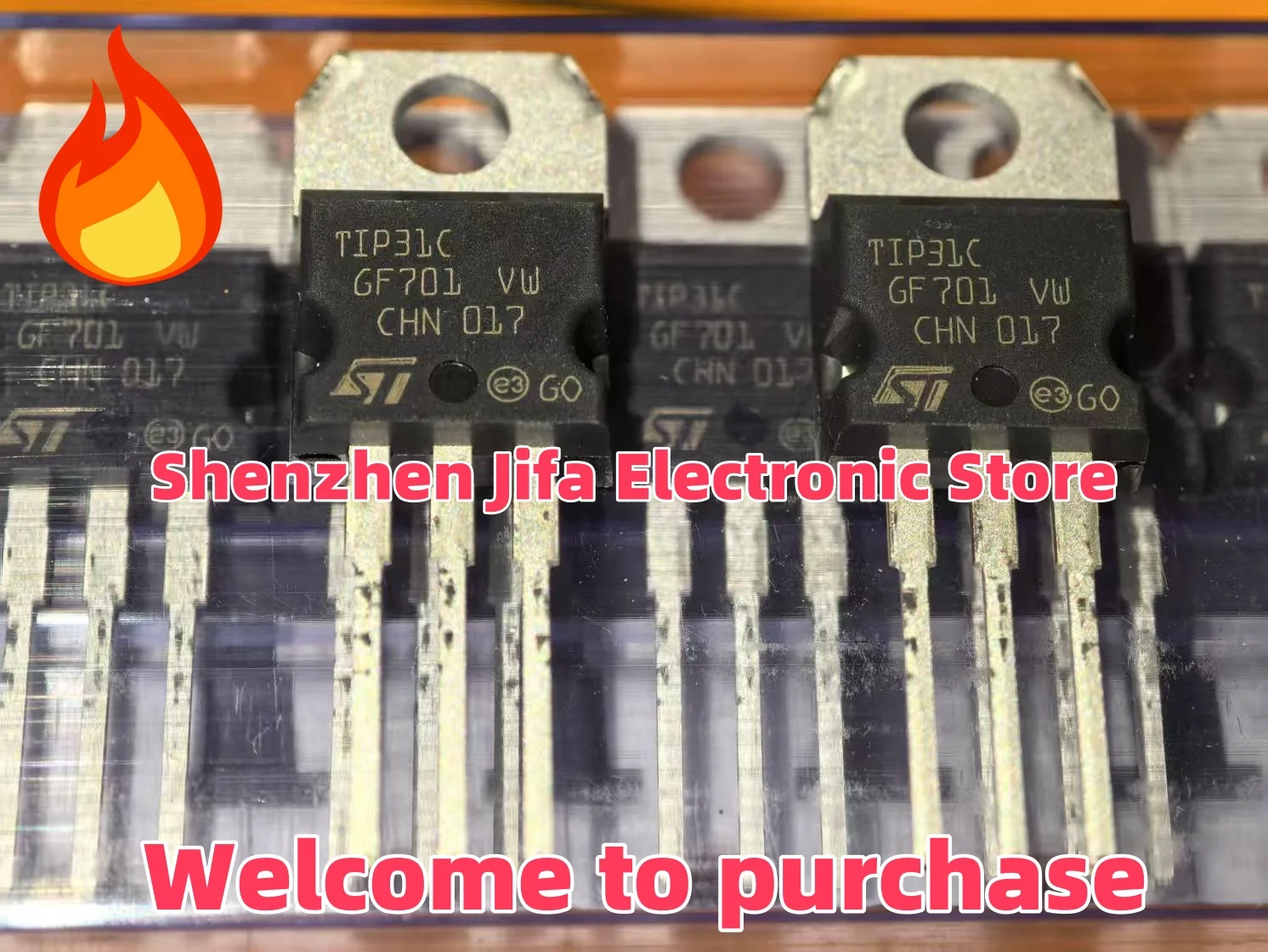 

TIP31C=TIP31CG TIP32C=TIP32CG TRANS NPN 100V 3A TO-220 ST