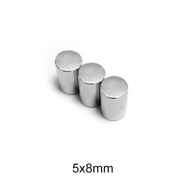 5x8 mm  mini Small Round Magnet 5x8mm Thin Powerful Magnetic Magnets Disc 5*8 mm For Home Refrigerators, Offices DIY