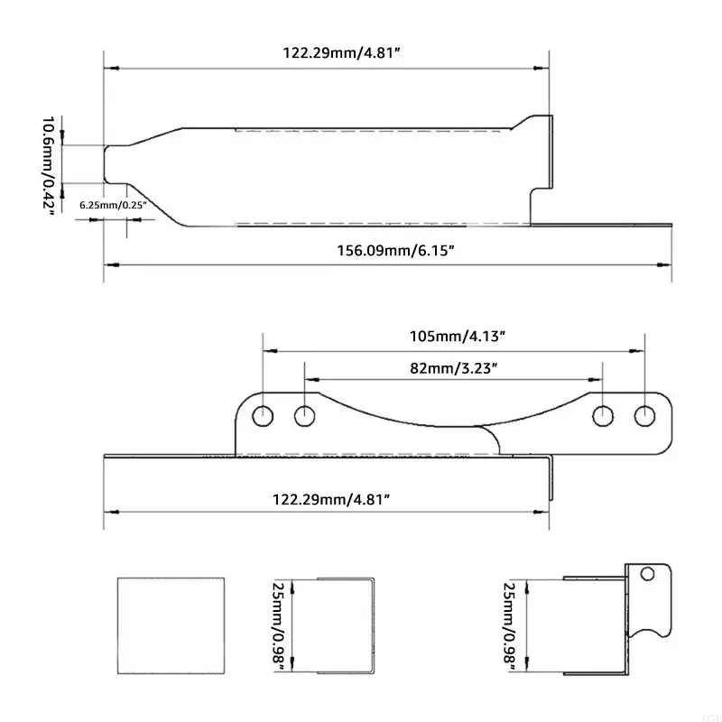 Support 4x7e PCI Slot Double ventilateur refroidissement support support support support pour 80/90 / 120 mm