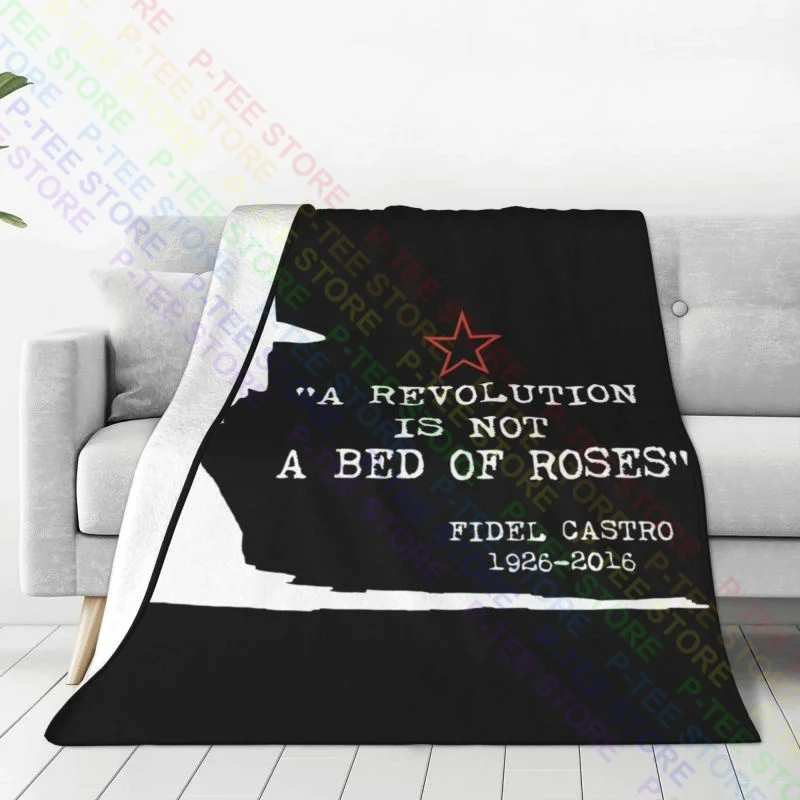 Fidel Castro Rip Comandante Cuba Kuba Avana Rip Revolution Blanket High Home Decor Couch Blanket