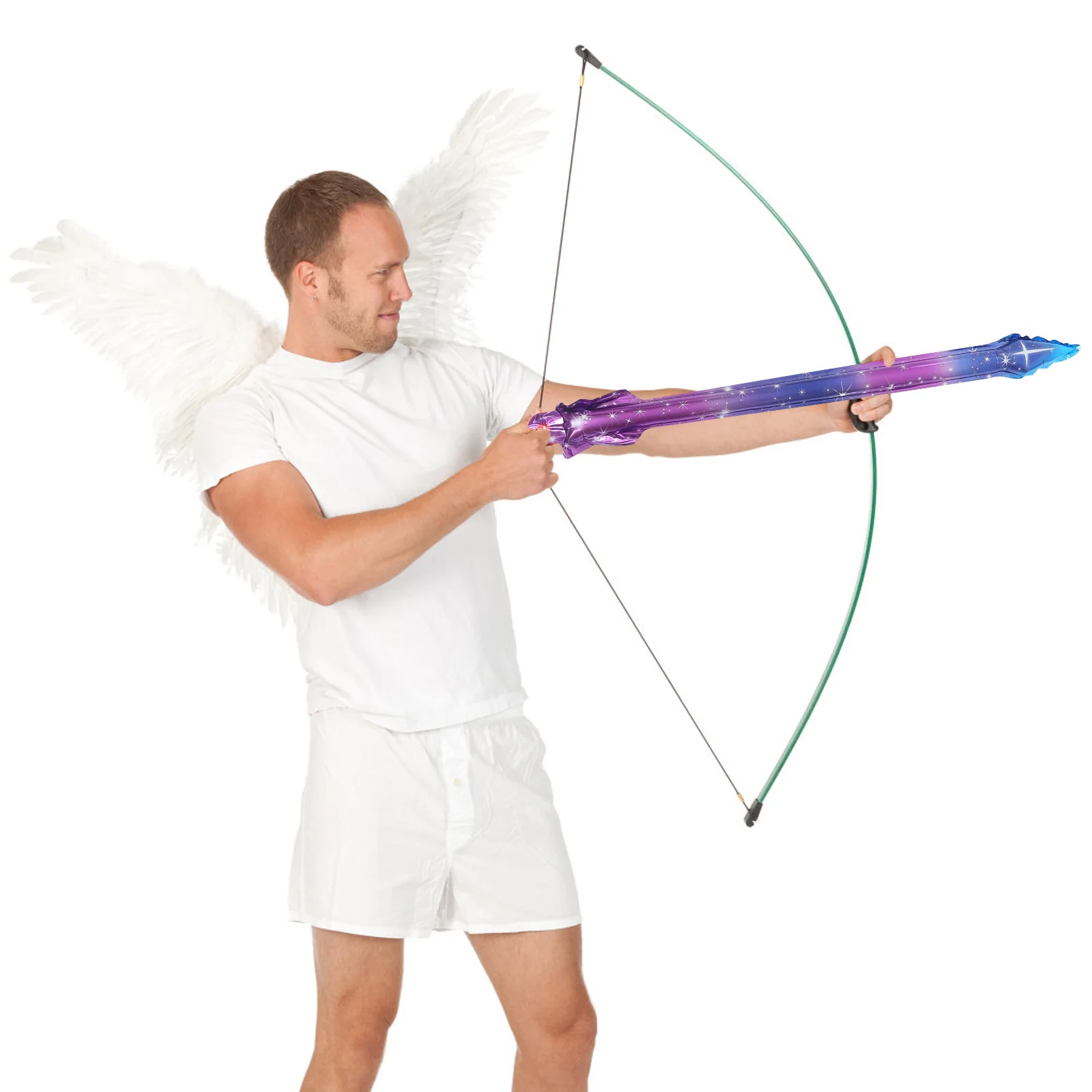 

5Sets Bow Arrow Balloons Aluminum Foil Party Balloons Kids Birthday Party Decorations Photo Props Bow Arrow Balloon