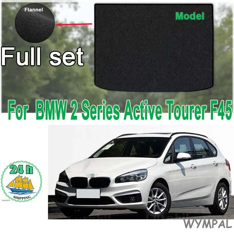 

Велюровые коврики в багажник для BMW 2 серии Active Tourer F45 Коврик-вкладыш в багажник для моделей 2016-2017 годов, аксессуары