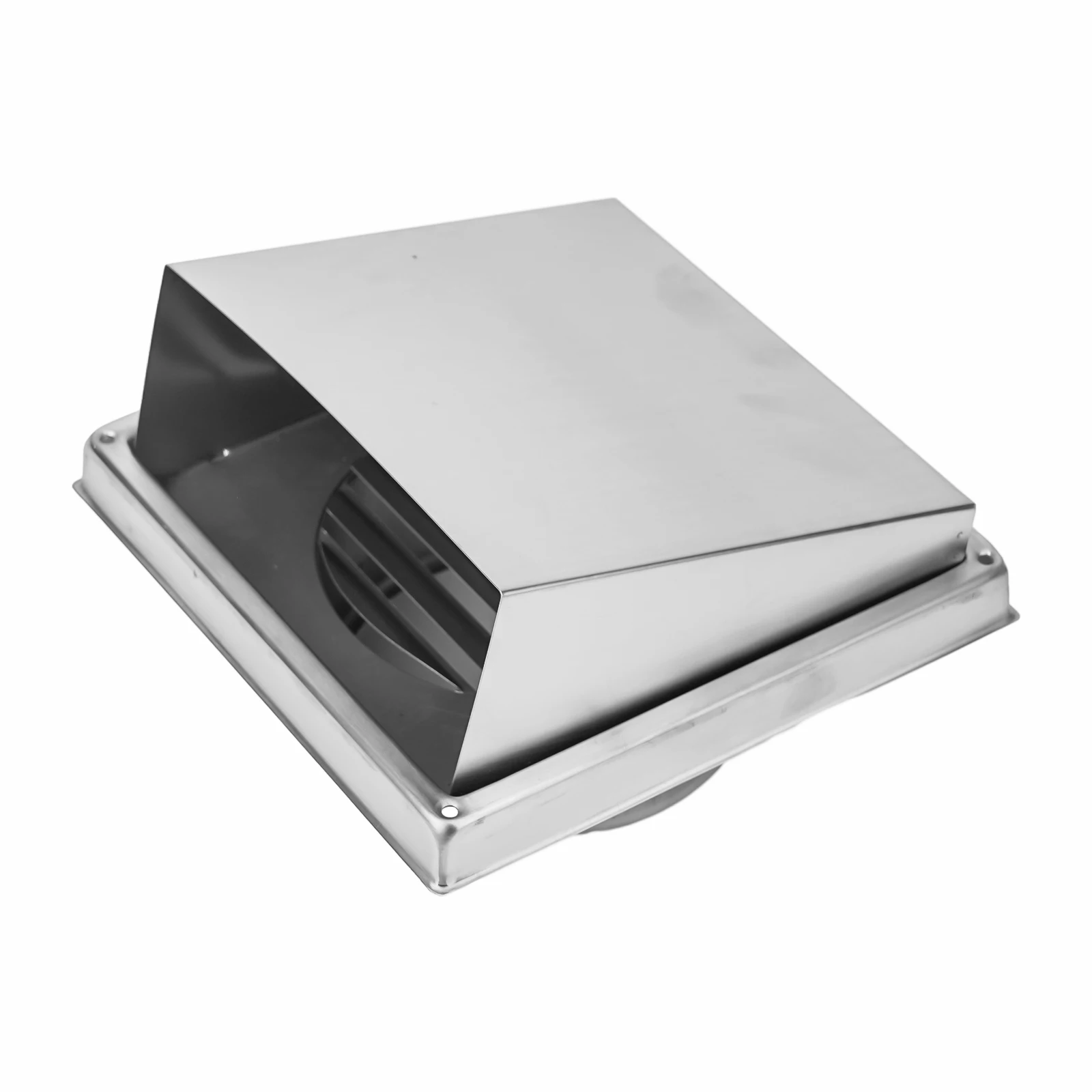 Stainless Steel Air Outlet Square Air Outlet Waterproof Vents Cap 125 150mm 304 Steel Ducting Ventilation High Quality