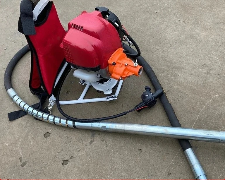 Backpack concrete vibrating rod construction site cement mortar vibrator various sizes