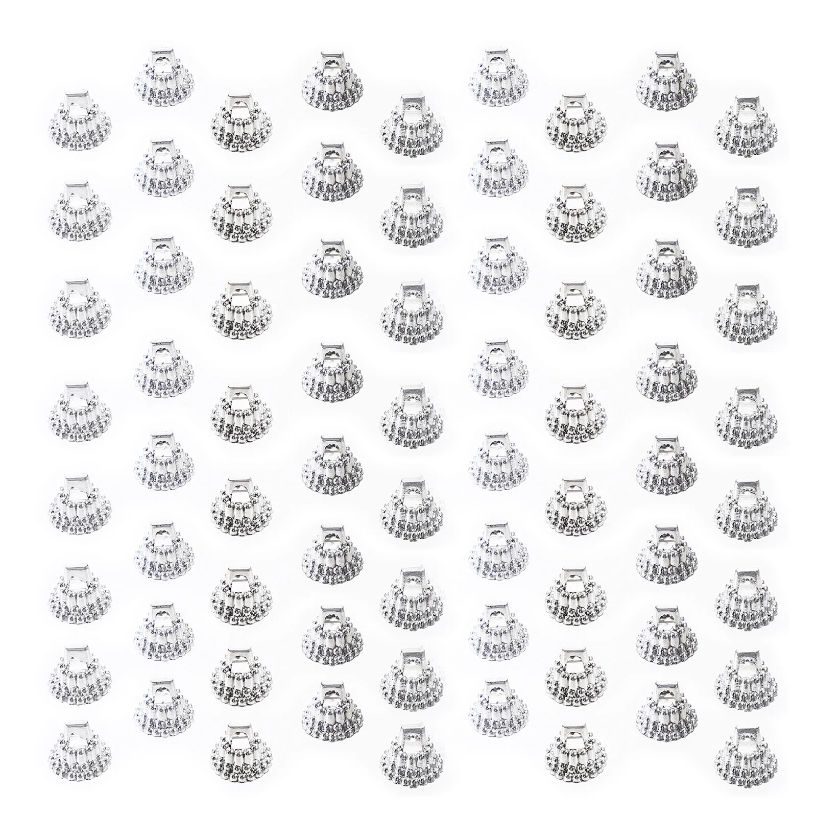 

300Pcs Christmas Ornament Caps Plastic DIY Ball Replacement Tops 1.3cm Easy for Tree Hanging Baubles Decorative Holiday