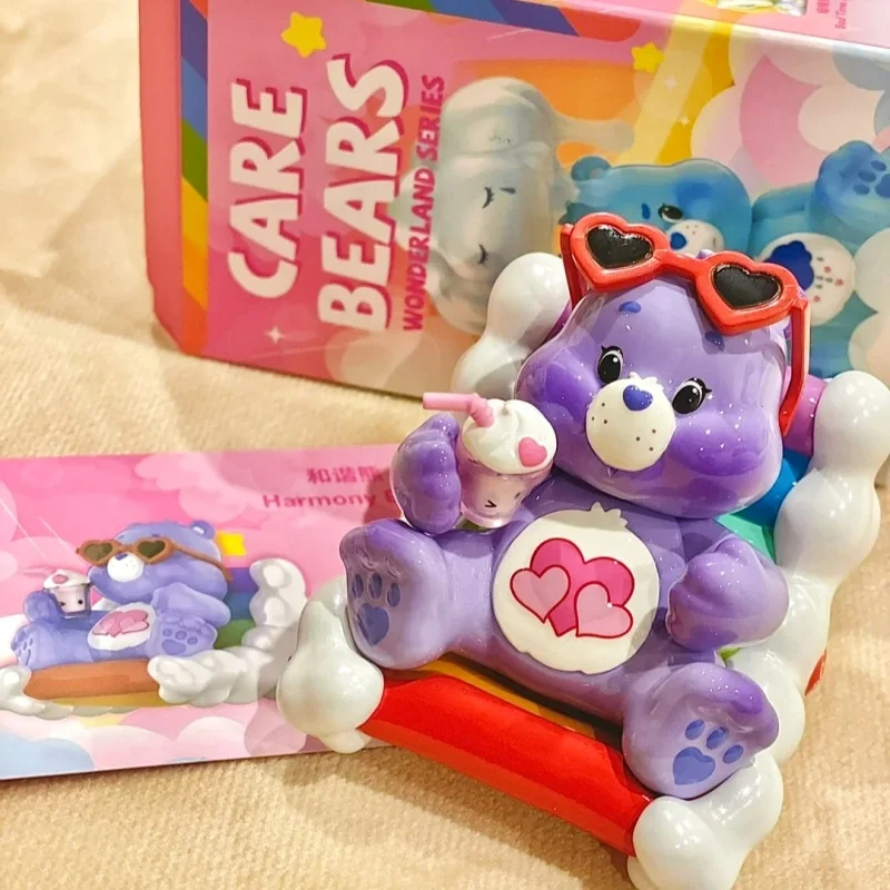 

Carebears Miniso Sky Bear 3, слепая коробка серии — орнамент ручной работы, модель, коллекционная игрушка для подарка на тему Yunzhong Paradise