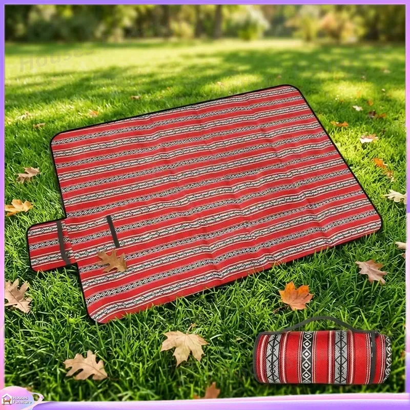 Extra Large Waterproof Picnic Mat Outdoor Camping Beach Blanket Foldable Portable Soft Lightweight Ground Sheet Sand Free