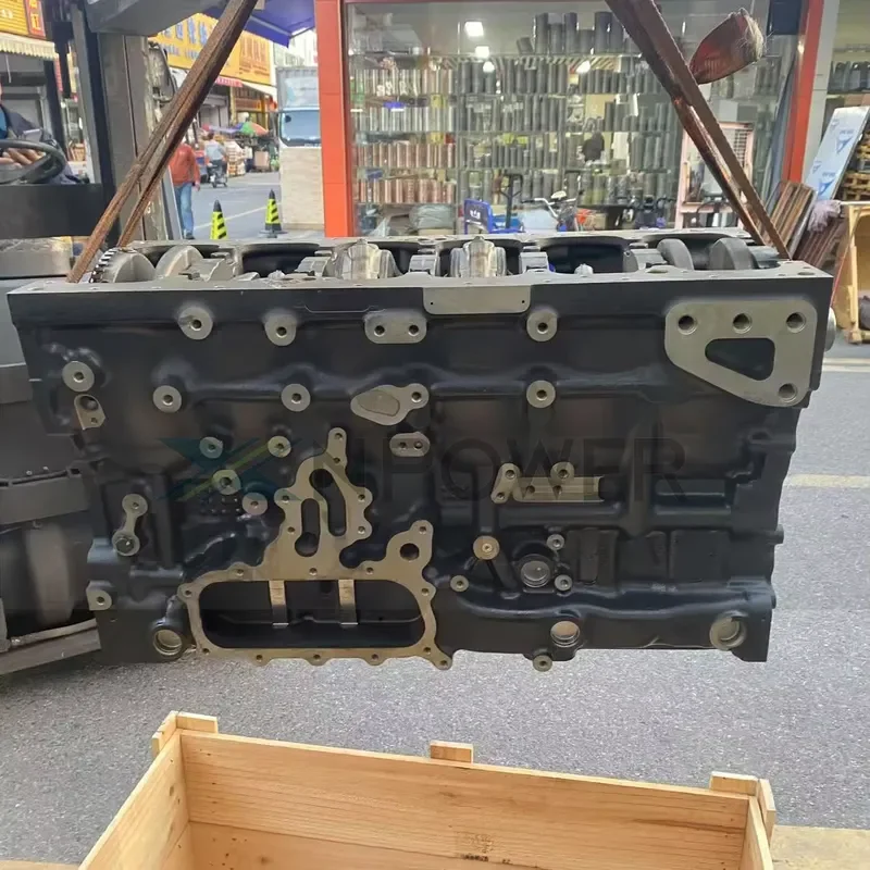 Engine T400455 T412877 451-1222 383-3581 Excavator Parts C7.1 1106D Short Cylinder Block 4511222 3833581