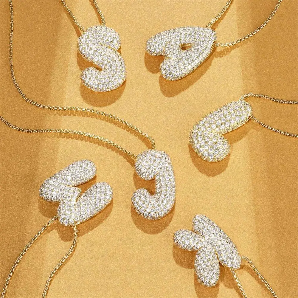 Collar con colgante de letra de A-Z con dije inicial, collar de acero inoxidable para hombres y mujeres, cadena de cuerda, venta al por mayor, Color del alfabeto, oro Ic