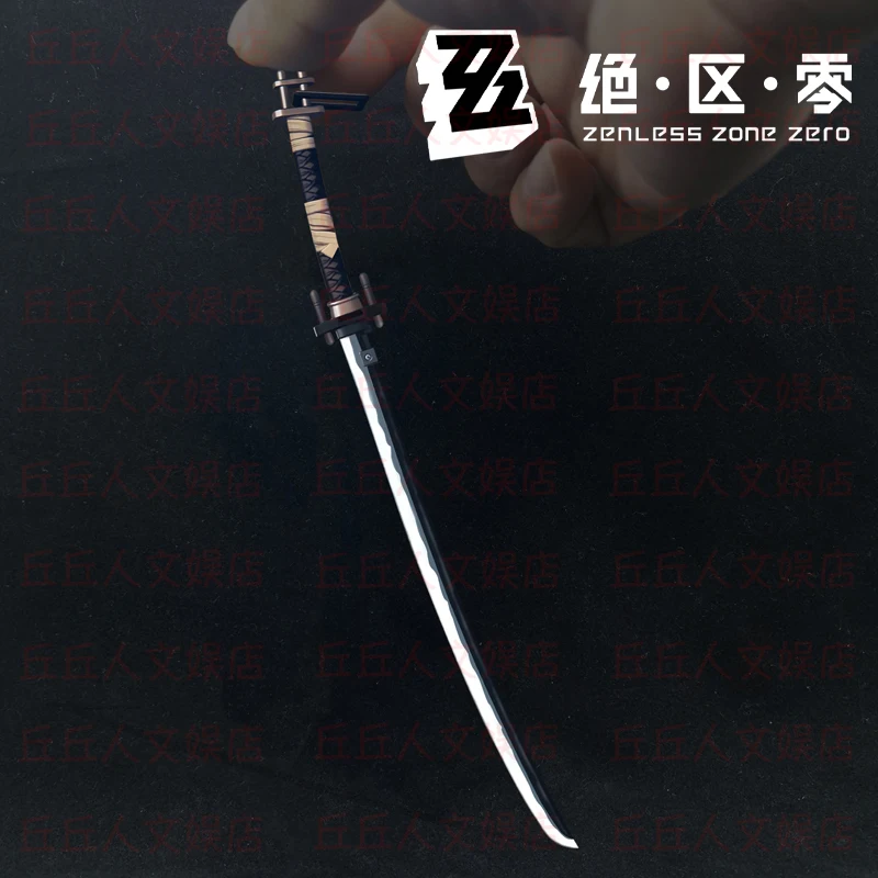 Zenless Zone Zero Hoshimi Miyabi 22cm Metal Swords Toy Anime Cosplay Prop Weapon Cosplay Props Collection Home Decor