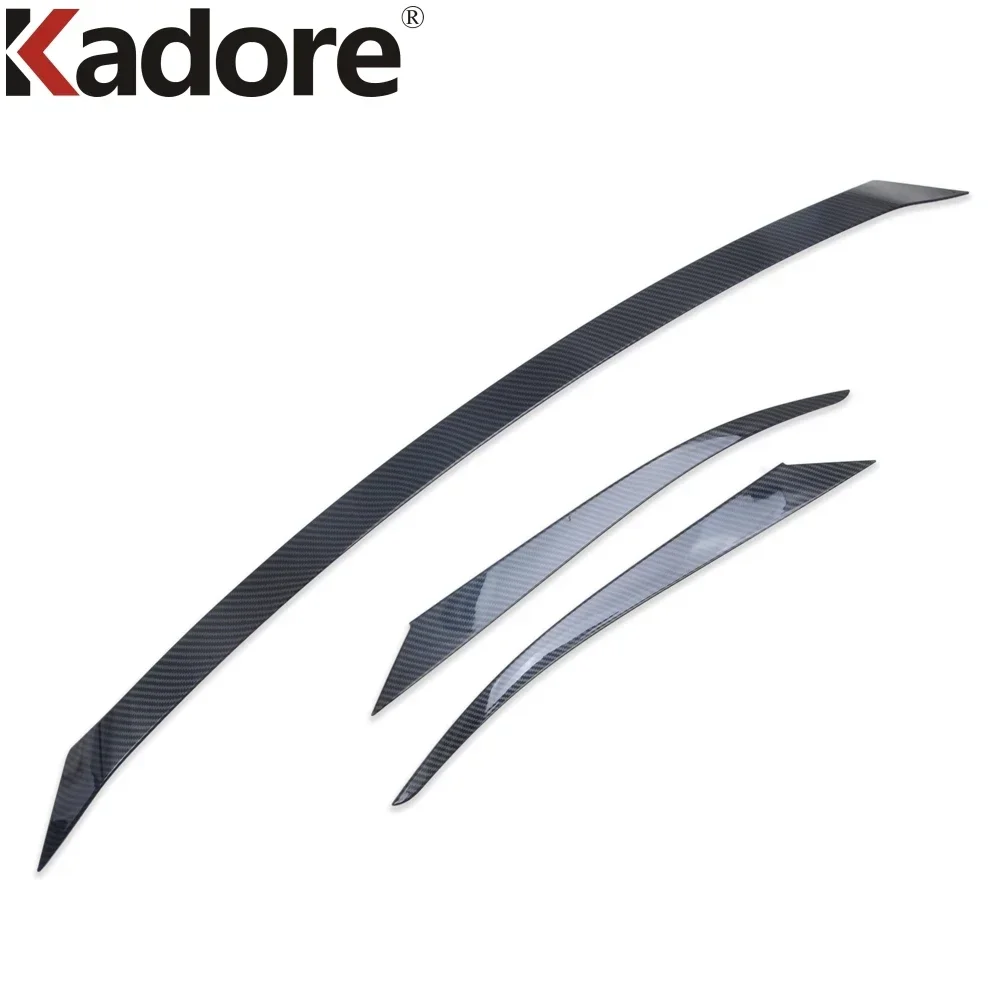 Front Hood Engine Cover Trim For Mazda 3 Mazda3 Axela BP 2019-2023 2024 2025 Carbon Car Head Grille Molding Strip Accessories - view 4