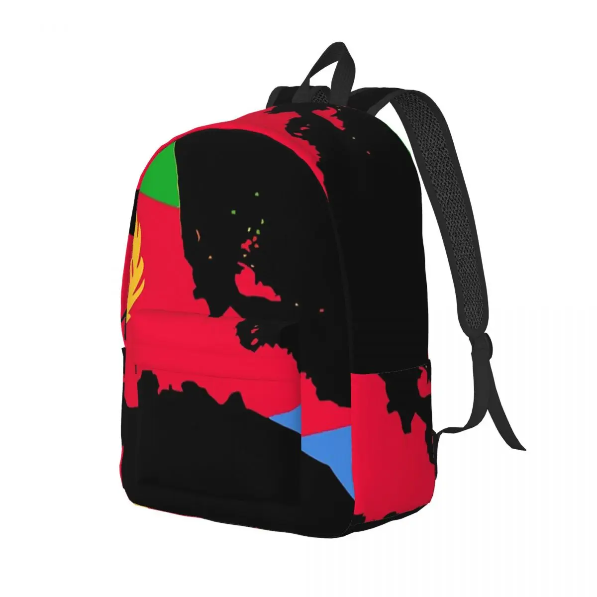 

Flag Of Eritrea Backpack Daypack Large Capacity Children BookBag School Bag Shoulder Bags for Boys Girls