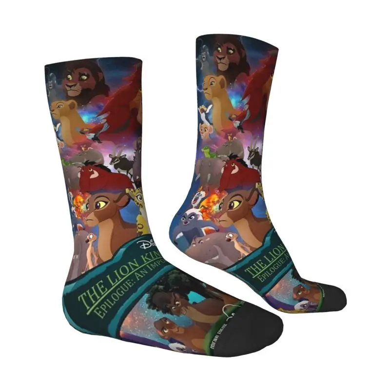 The Lion King Men's Crew Socks Unisex Funny 3D Print Dress Socks