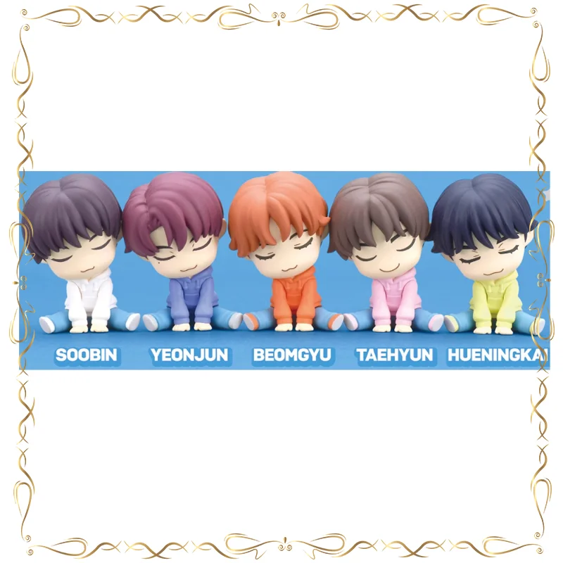 Choi Soobin Gashapon Schouder op Schouder Modellering Desktop Ornament Action Figure Model Speelgoed