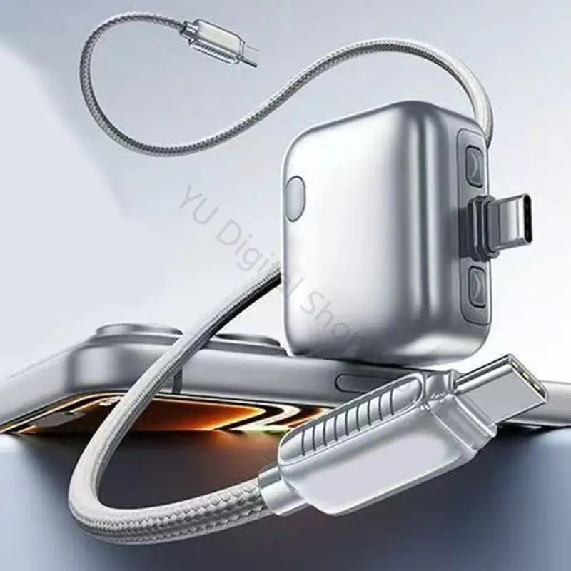 96BA USB-C-Volllade-Trennzubehör zum Aufladen Bett, kompakter Trennadapter mit Kabel für Telefone, Tablets – Detail 9