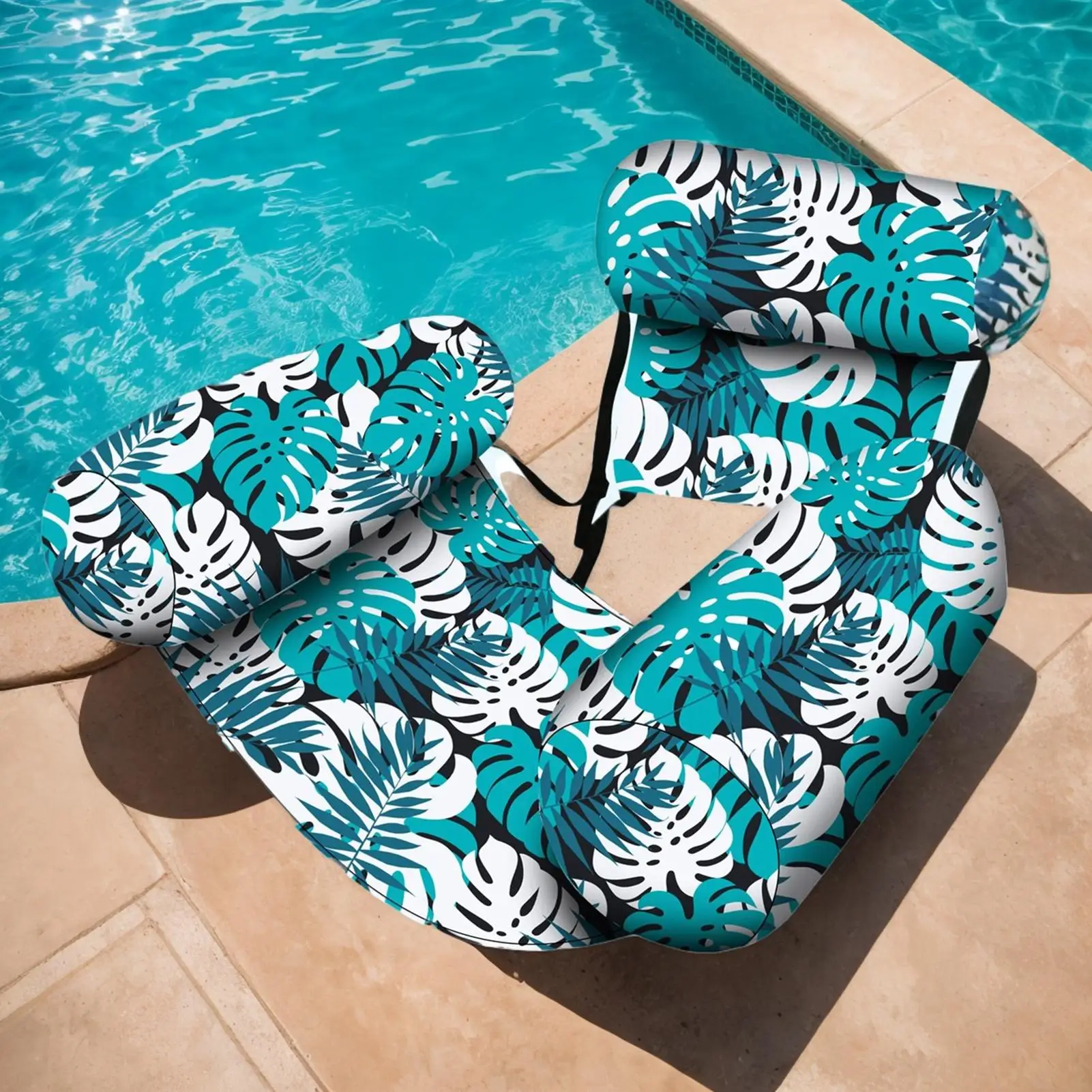 Piscina flutua adulto jangadas de piscina infláveis para adultos espreguiçadeira rede de água brinquedos ao ar livre flutuante para rio praia bronzeamento férias