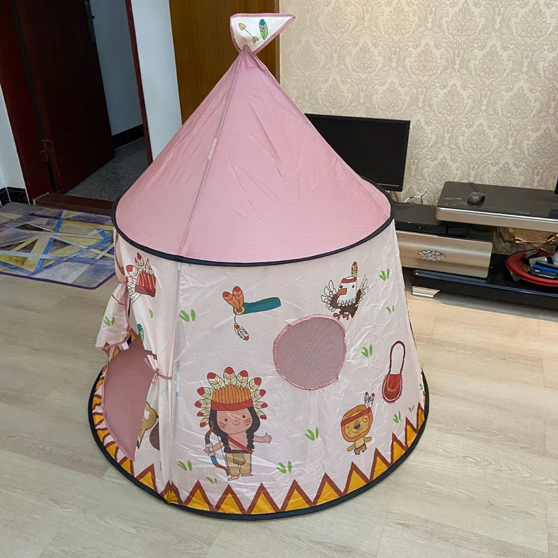 Baby Indischer Stil Jurttent Lustige Ozeanbälle Pool Sportspielzeug Spiele Haus Indoor Kinder Secret Base Playtent Spielzeug