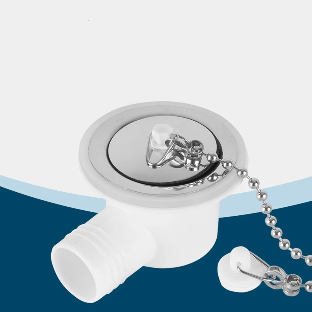 محول تصريف موصل حوض RV من الفولاذ المقاوم للصدأ وABS لصيانة نظام تصريف حوض التخييم واليخوت