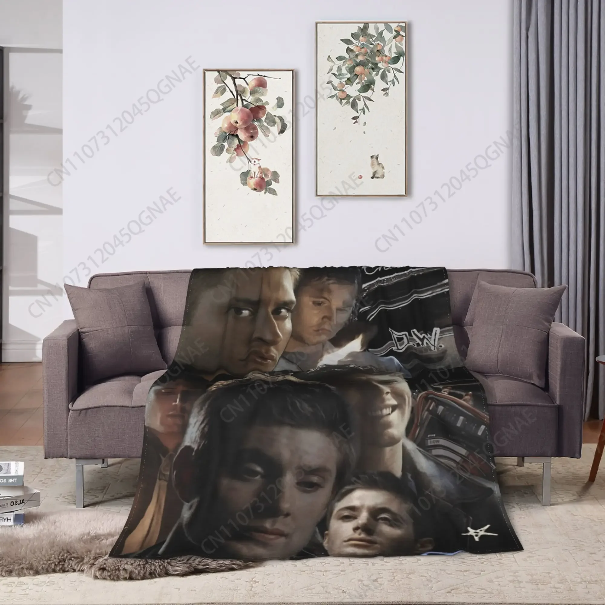 3D SPN Supernatural Sign Dean Sam Blanket Super Warm Funny Plush Bedding Throws For Travel Office Flannel Bedspread Bed Cover
