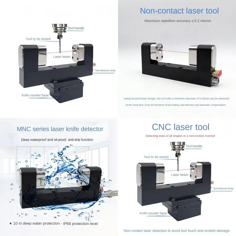 

Wearing Compensation Tool Setter for Milling Machine Non-touch CNC Machine Tool Setter with 5 Direction Measurement