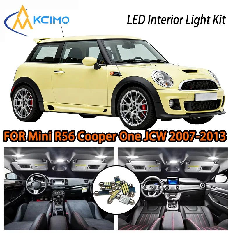 

KCIMO For Mini R56 Cooper One JCW 2007-2013 LED Interior Lights, JCW Sporty Glow, 2 Choices, Good Quality, Sleek Style