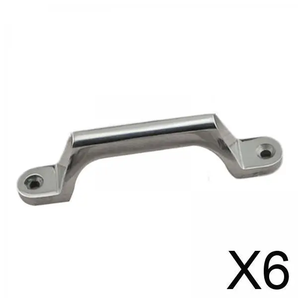 

6x Grab Handle Handrail Easy to Install Multipurpose Hand Rail Grab Door Handle for Campers Trailers