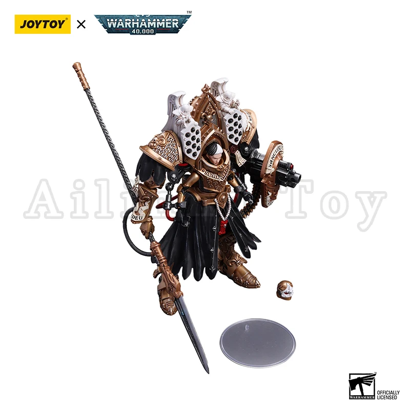 JOYTOY 1/18 액션 피규어 40K Adepta Sororitas Abbess Sanctorum Morvenn Vahl 재발행 버전 애니메이션 모델 장난감