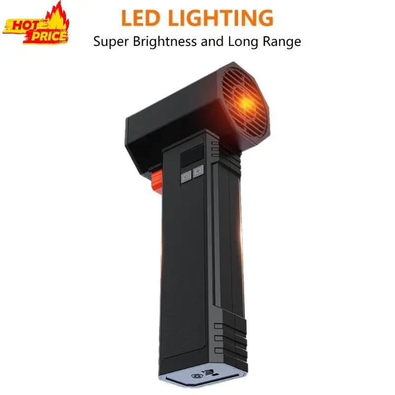 منفاخ هواء للسيارة منفضة غبار مضغوطة محمولة بـ 4 أوضاع للسرعة للمهام المتعددة 50000 دورة في الدقيقة قابلة لإعادة الشحن #4