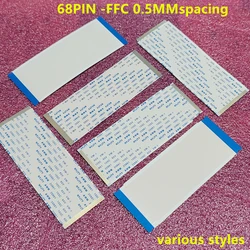 100PCS/ 68pin FFC cable is applicable to the latest LCD logic board (t-con FFC) with a width of 38mm