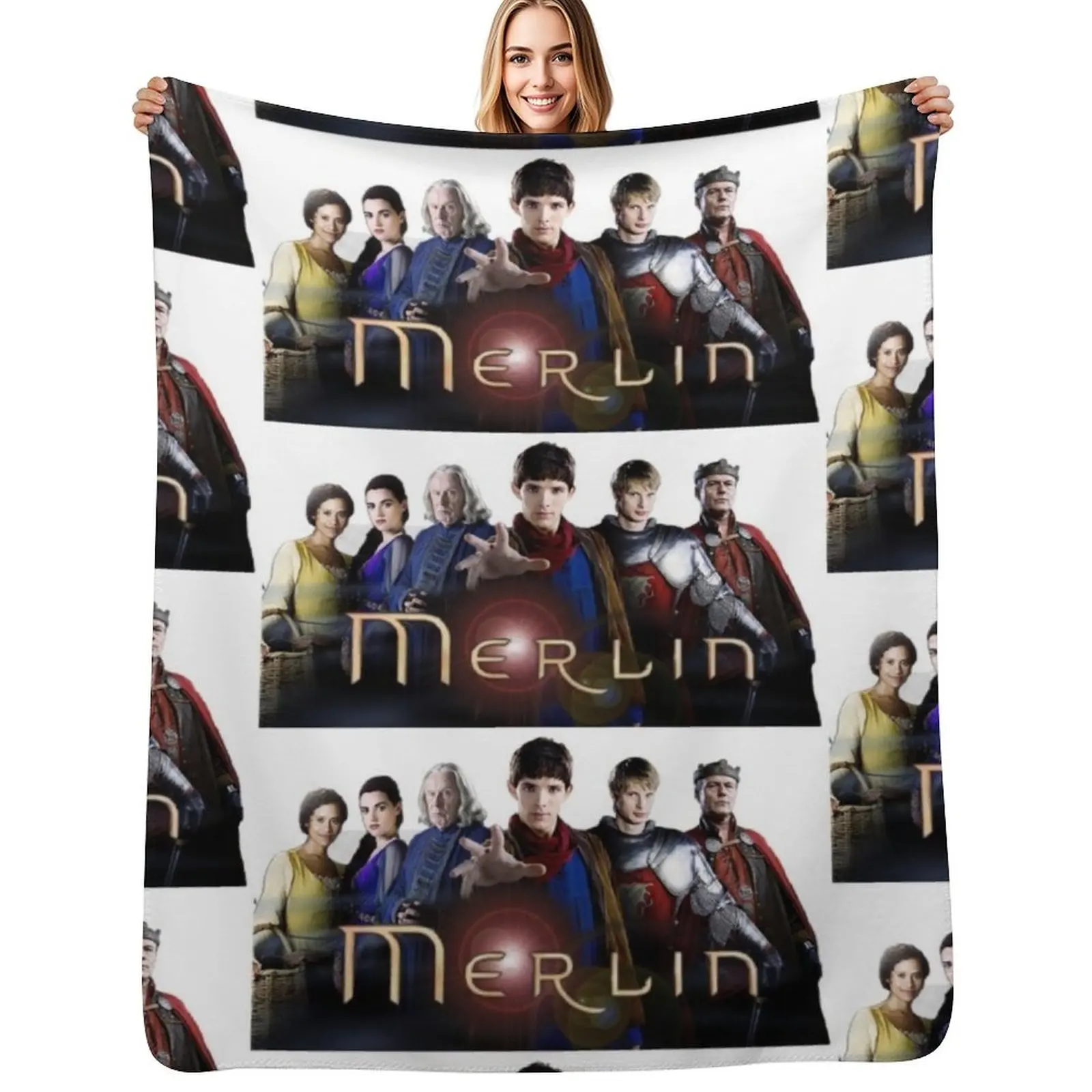 

Merlin Throw Blanket Soft Cozy Blanket for Pet Kids Adults