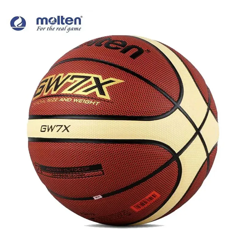 Pelota de Baloncesto Original MOLTEN GW7X Eam, pelota deportiva de cuero PU, resistente al desgaste, antideslizante, para entrenamiento de juegos en interiores y exteriores