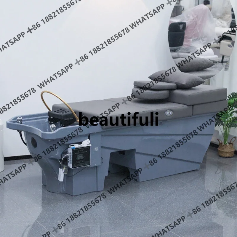 

X Electric lifting FRP foot bath foot therapy water circulation fumigation head therapy shampoo bed