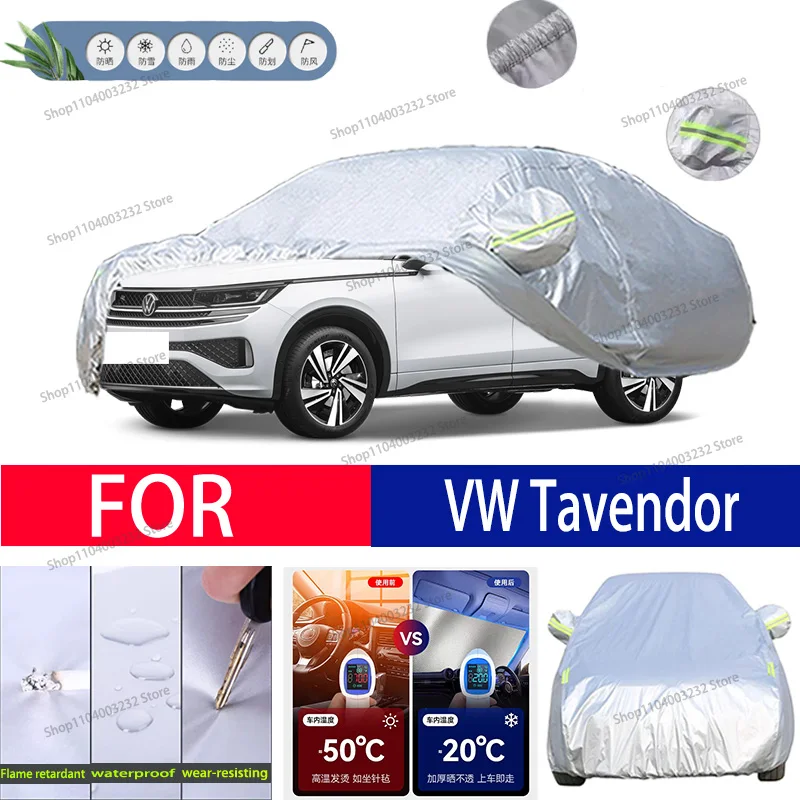 For VW Tavendor Car clothing sun protection snow prevention antifreeze car protective cover  auto cover