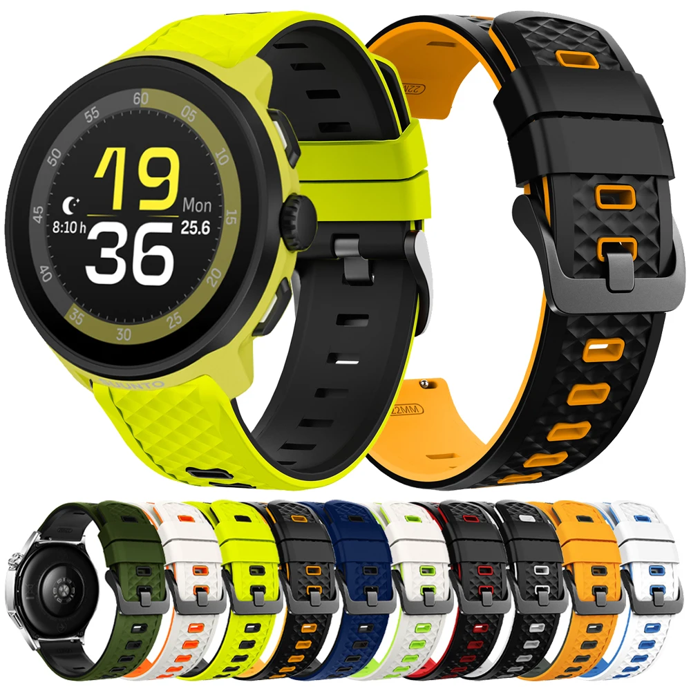 22Mm Silicone Watch…