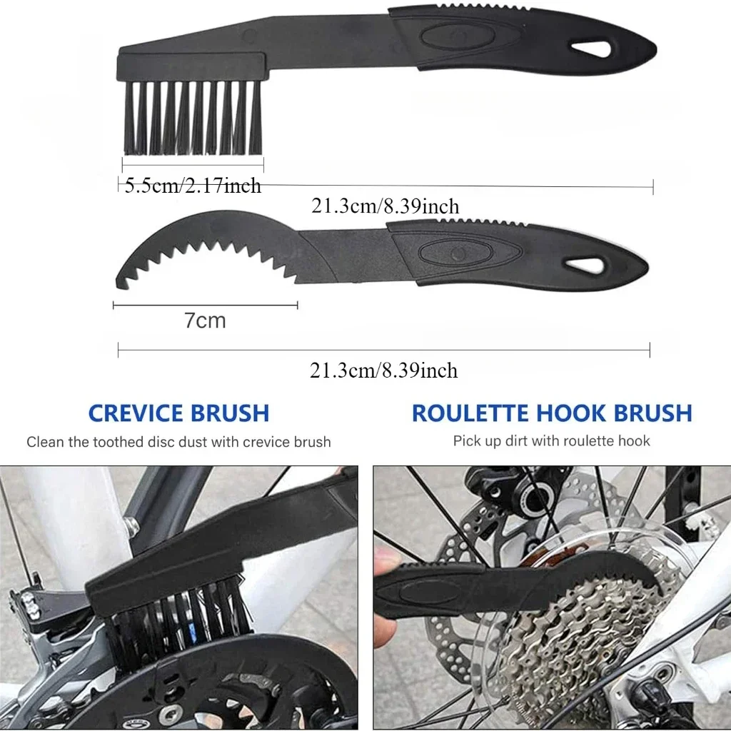 MIRAVEXL Nass-Ketten-Schmiermittel mit Reinigungsset, Fahrrad-Wartungsset für Rennrad- und Mountainbike-Kettenpflege – Detail 5