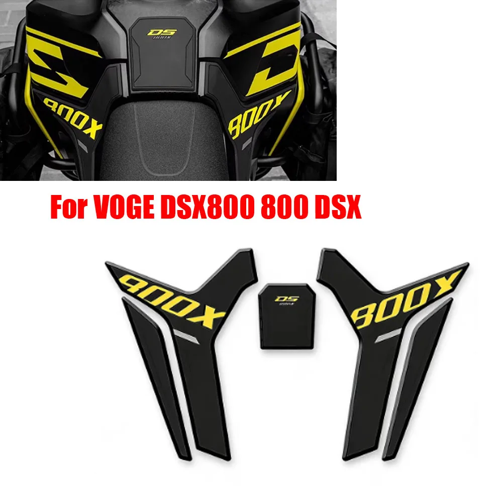 For LONCIN VOGE DSX800 800 DSX 2026 Motorcycle Modified Fuel Tank Sticker Side Protector Traction Pad Cover Knee Grip Decals