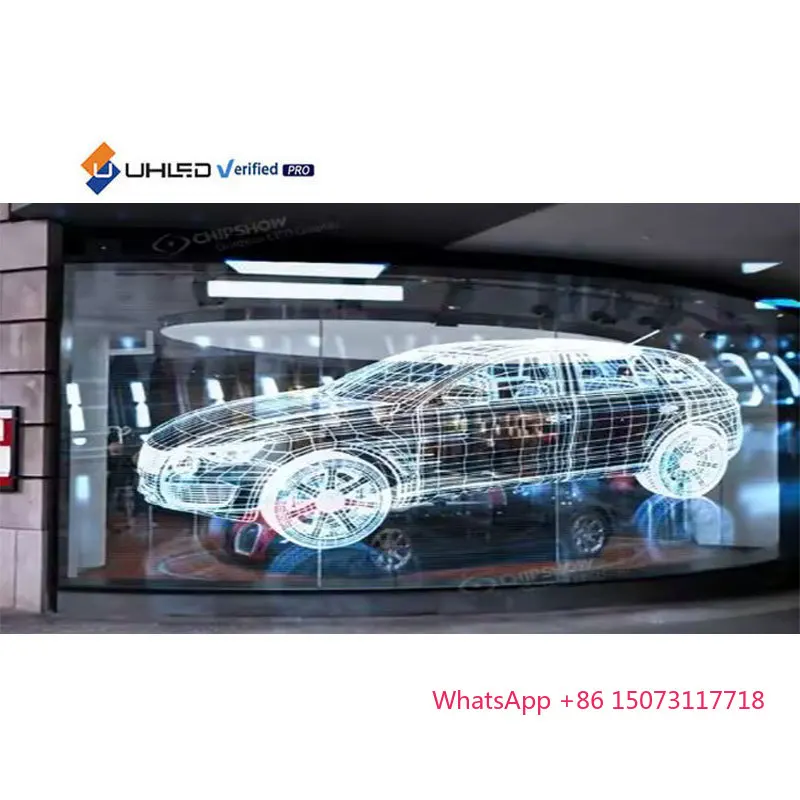 UHLED прозрачная светодиодная пленка прозрачное стекло светодиодный экран светодиодный кристалл тонкая пленка экран прозрачная пленка экран стекло