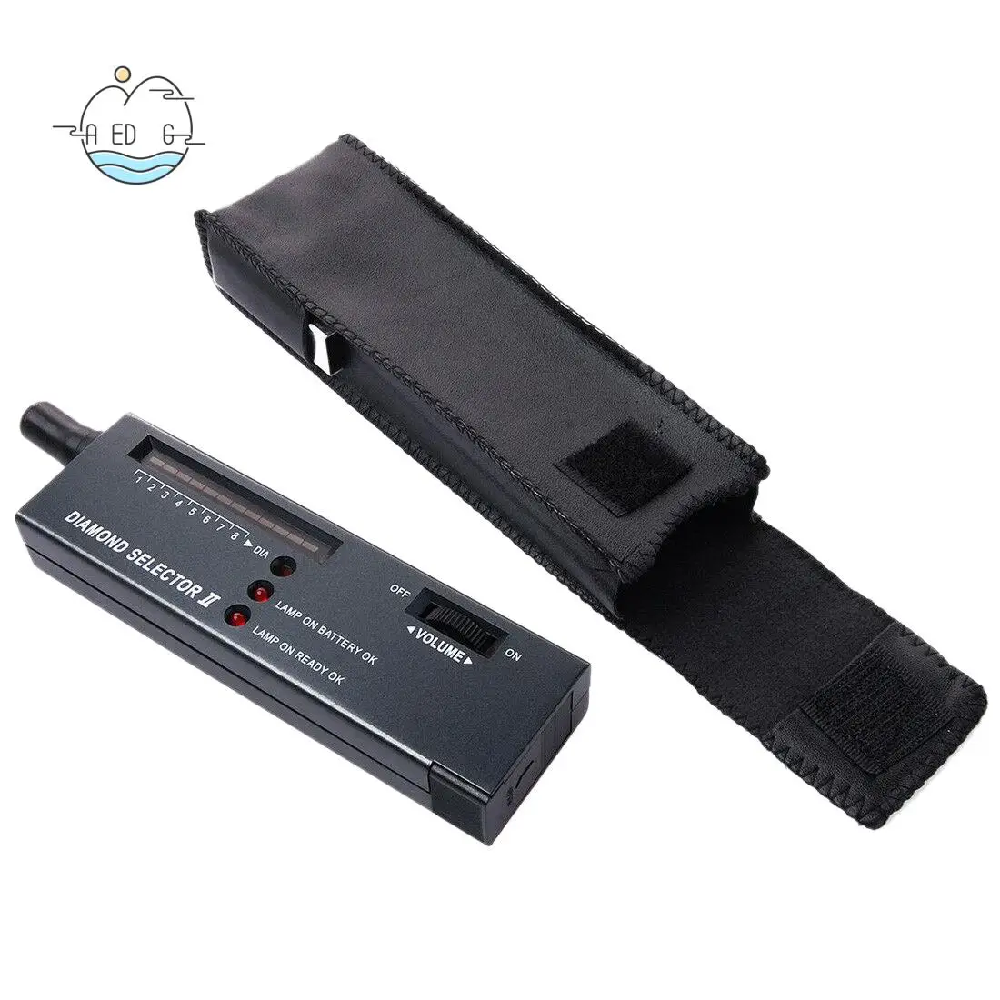 

AED6-Jeweler Diamond Tool Kit : Portable Diamond Tester - 60X Illuminated Loupe